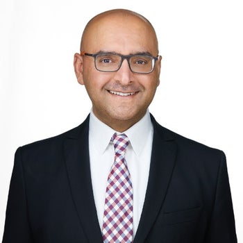 Portrait of Kamran Amjad, Associate