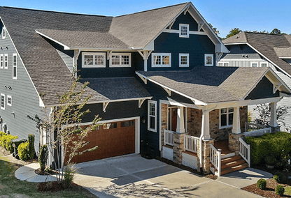 Exterior shot of a house