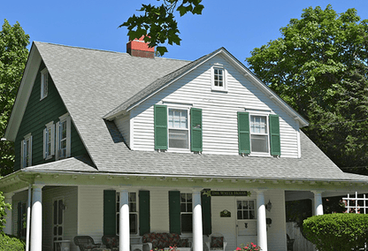 Exterior shot of a house